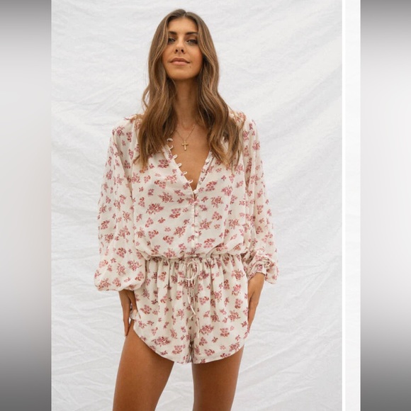 NWOT Sabo Skirt Elsa Playsuit Romper along Sleeve - Picture 4 of 11